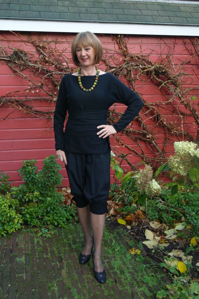 Black Sarah Pacini suit 2