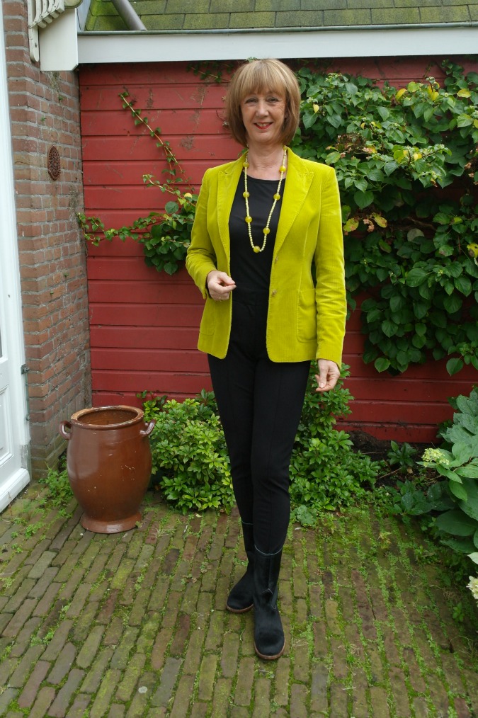 Lime corduroy jacket 1