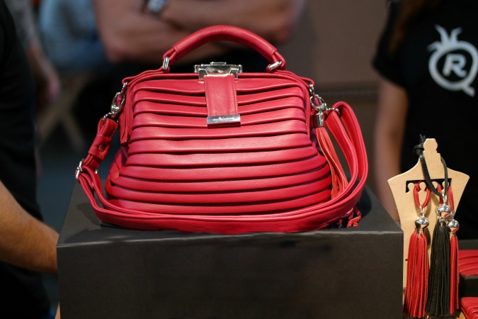 Mrs Rosehip pleated bag