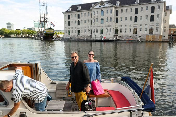 boat tour through Amsterdam