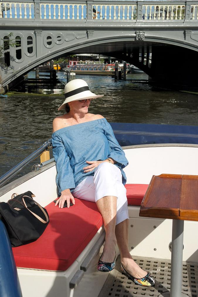 boat tour through Amsterdam