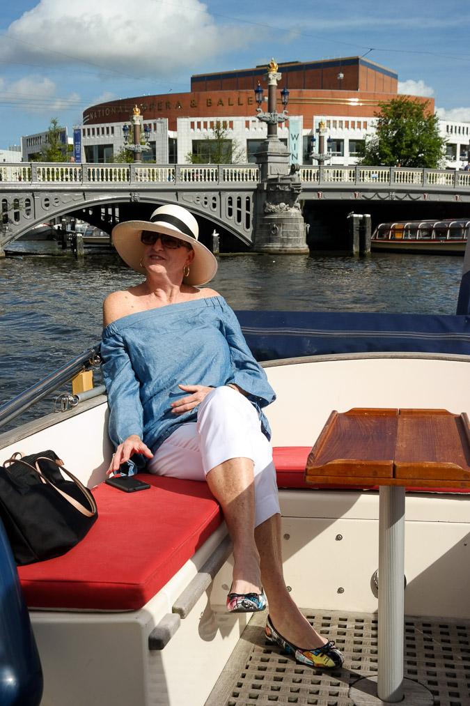 boat tour through Amsterdam