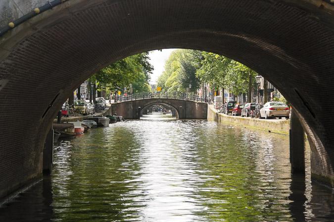 boat tour through Amsterdam