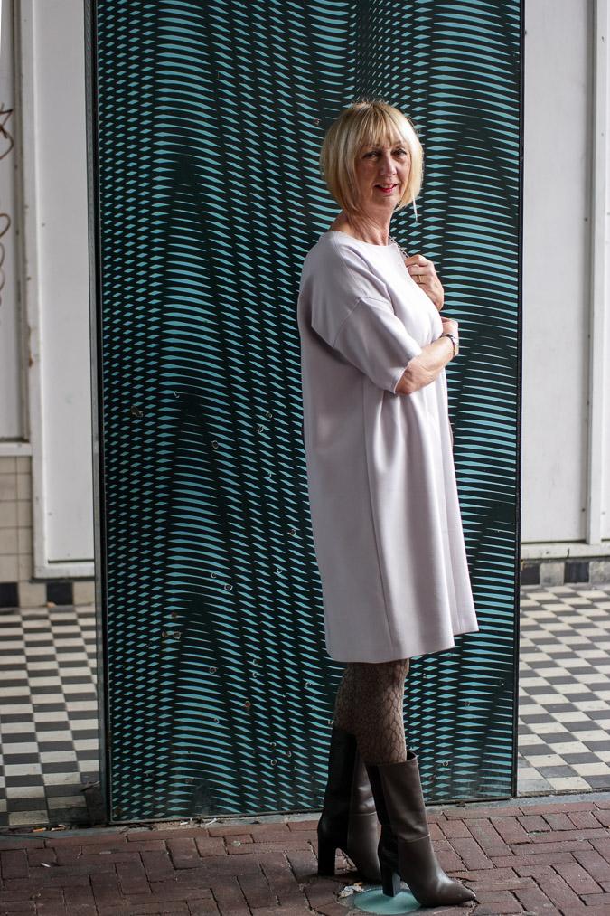 Lavender dress by Max Mara