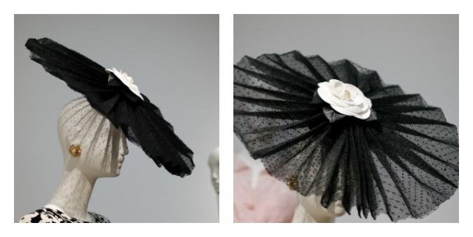 Black and white Givenchy hat