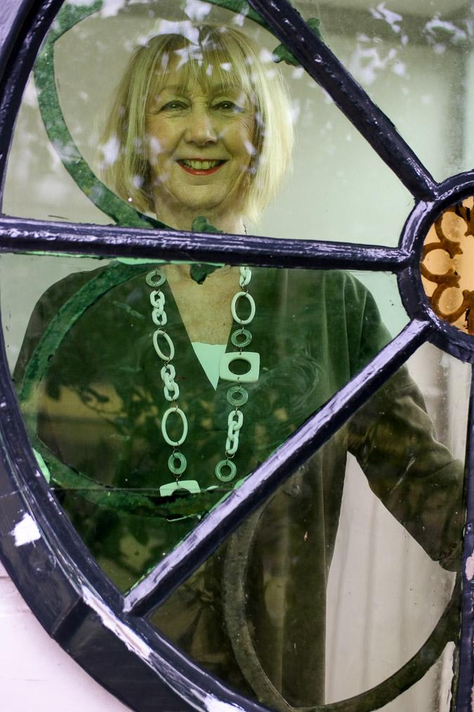 Moss green dress