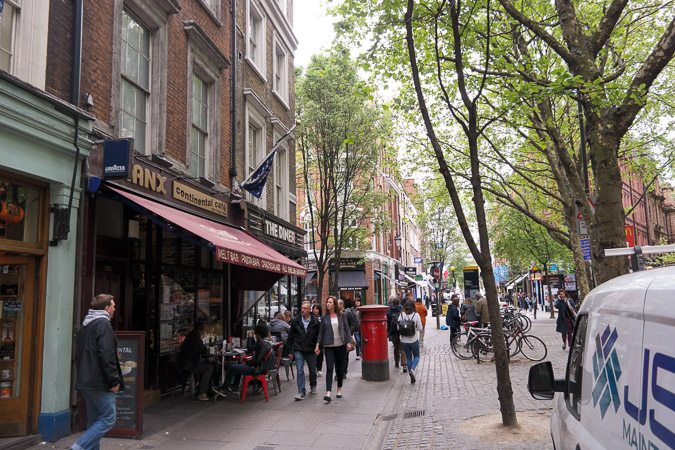 London in April