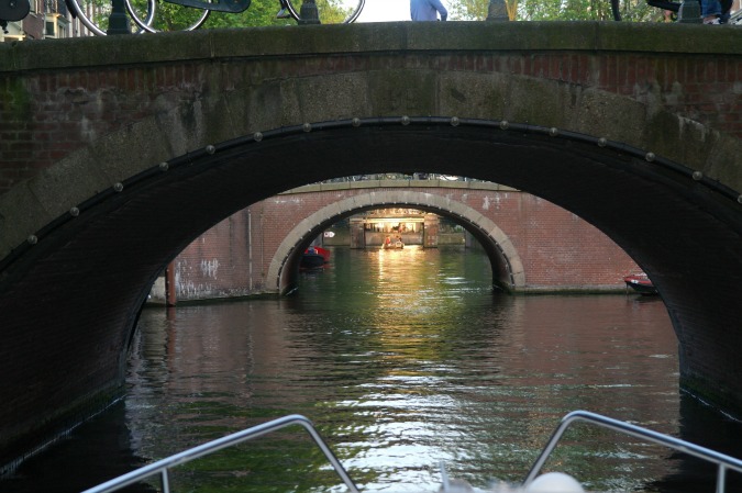 Cruising Amsterdam by boat