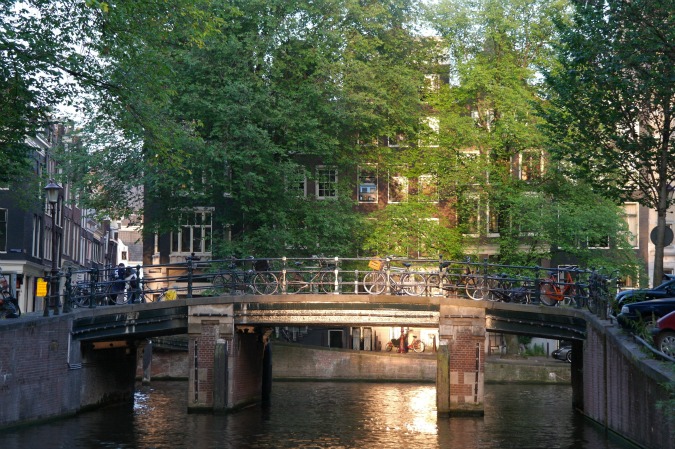 Cruising Amsterdam by boat