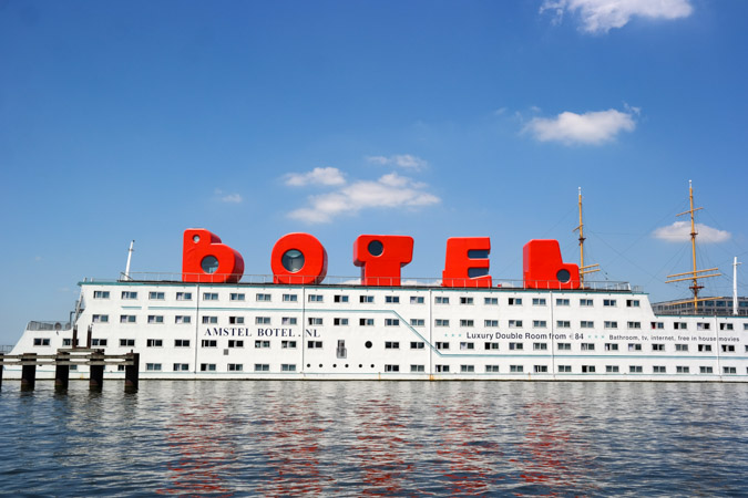 Cruising Amsterdam by boat