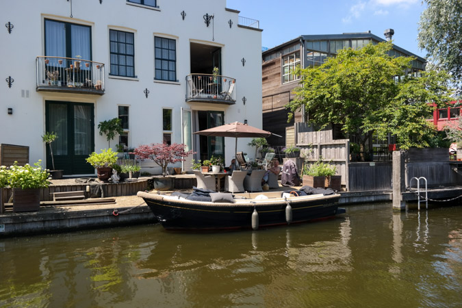 Cruising Amsterdam by boat