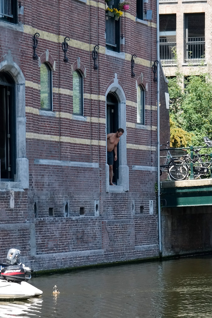Cruising Amsterdam by boat