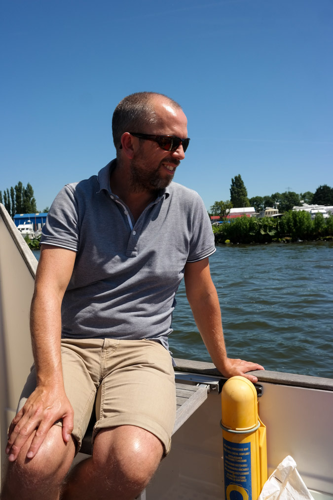 Cruising Amsterdam by boat