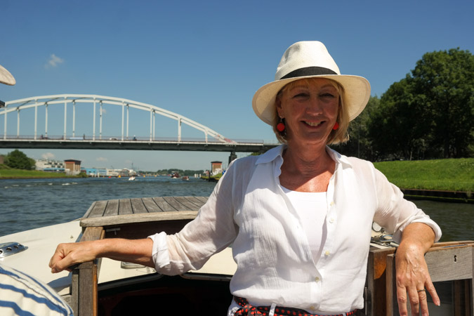 Cruising Amsterdam by boat