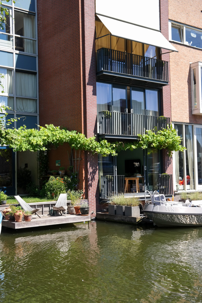 Cruising Amsterdam by boat