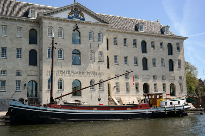 Cruising Amsterdam by boat