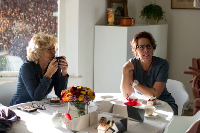 Marijke and Claudia