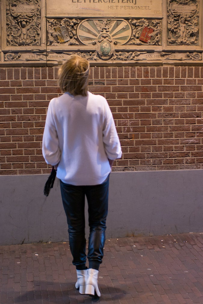 white sweater Won Hundred