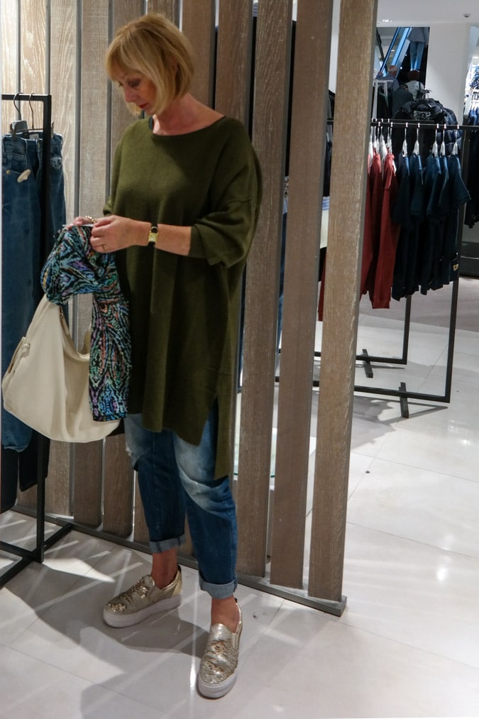 long green sweater American Vintage