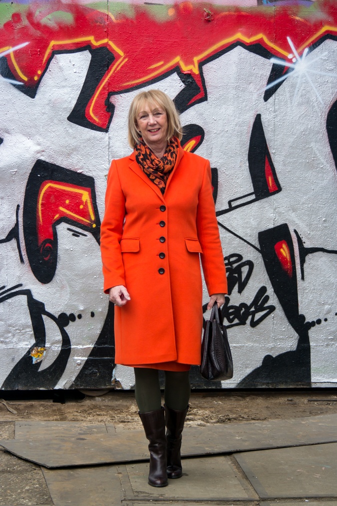 Orange coat