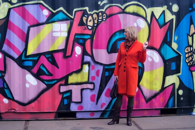 Orange coat