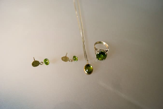Peridot jewellery