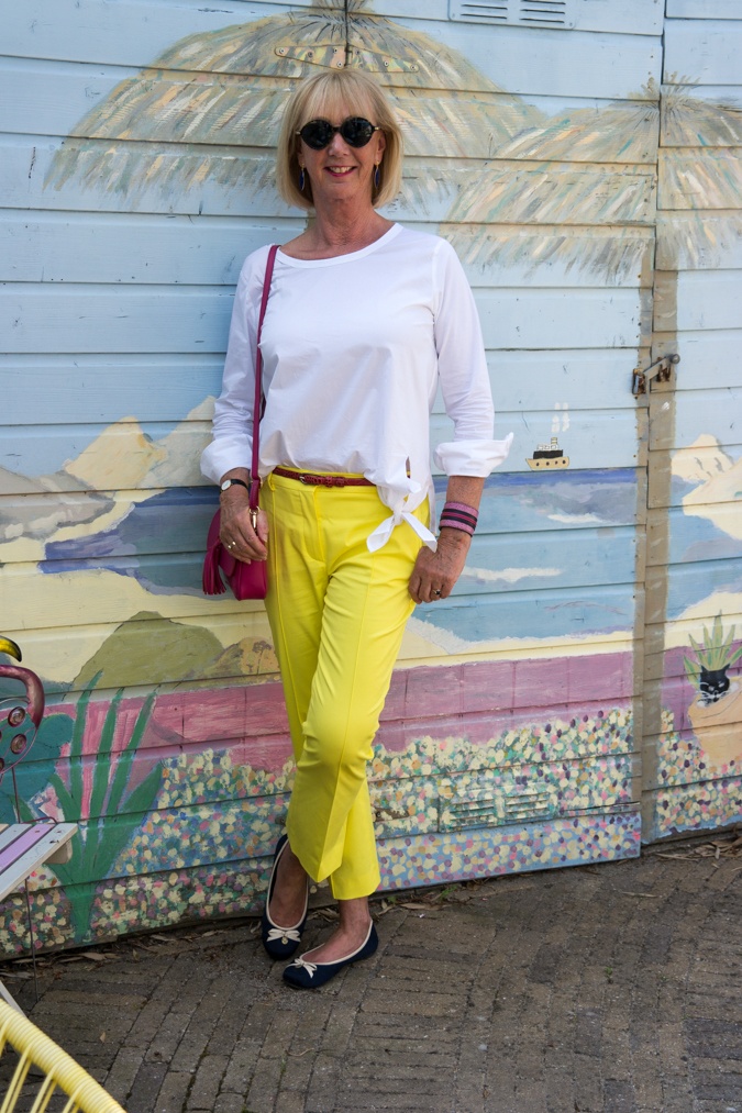 Four colours in one outfit
