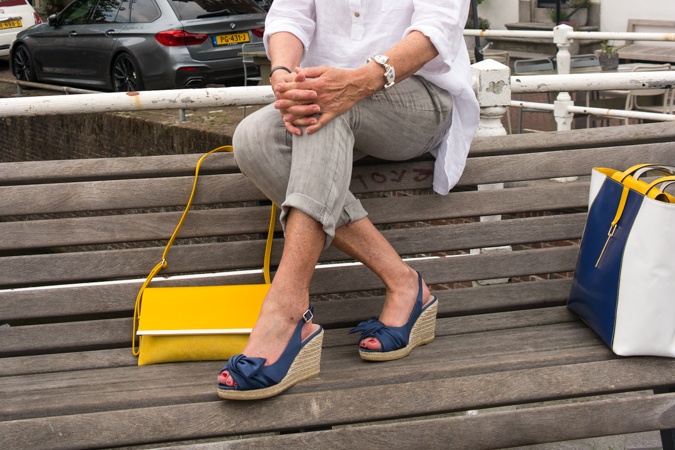 Four colours in one outfit