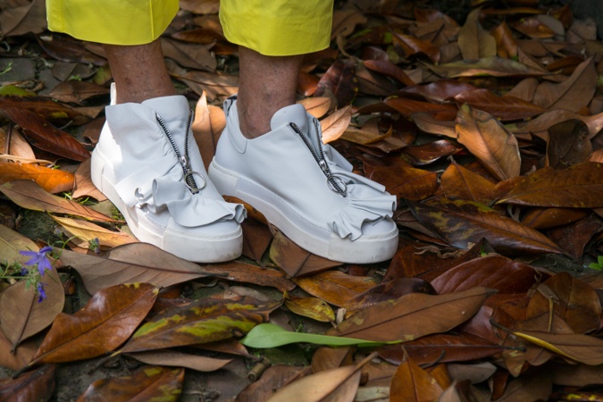 White sneakers Vic Matié
