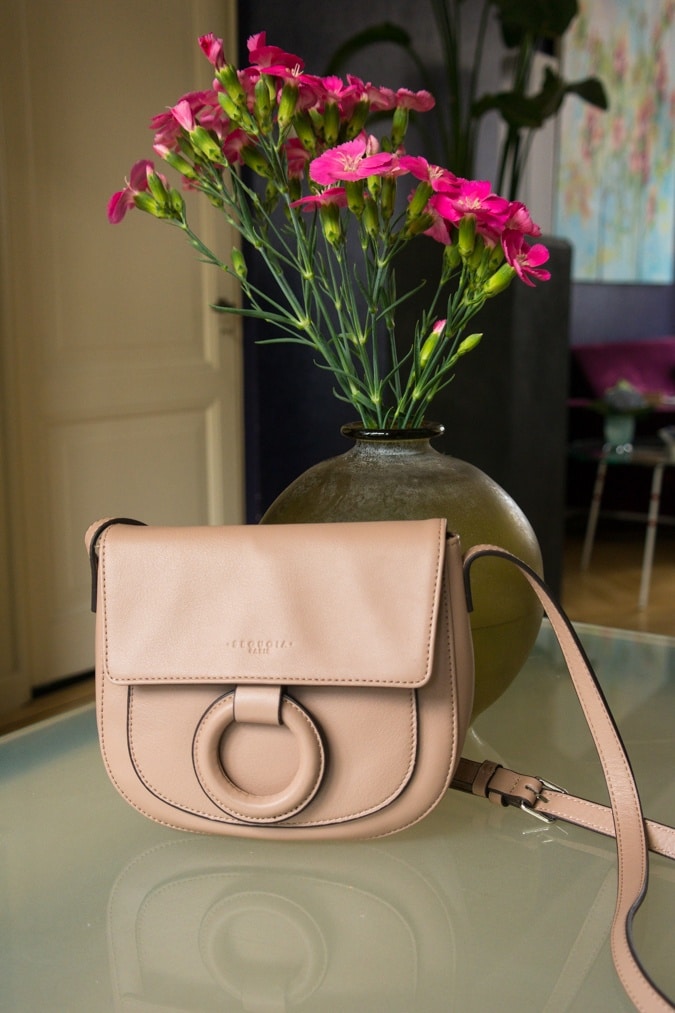 Sequoia cross body bag blush pink