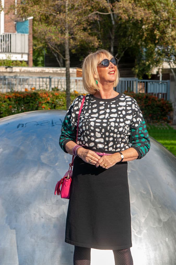 Polka dot top