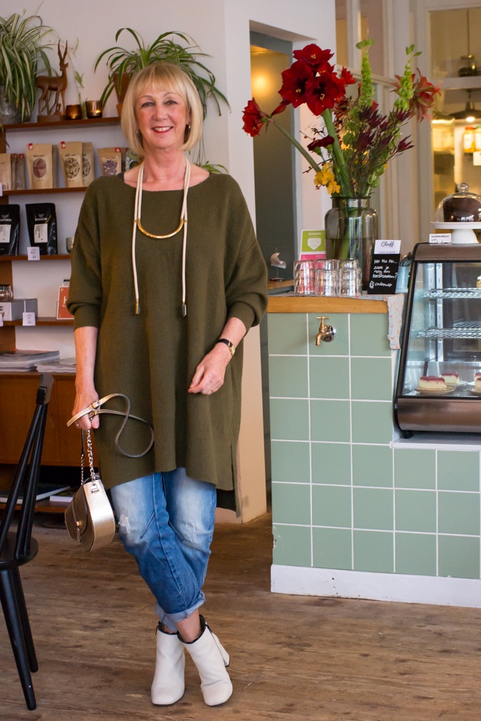 Long green jumper American Vintage