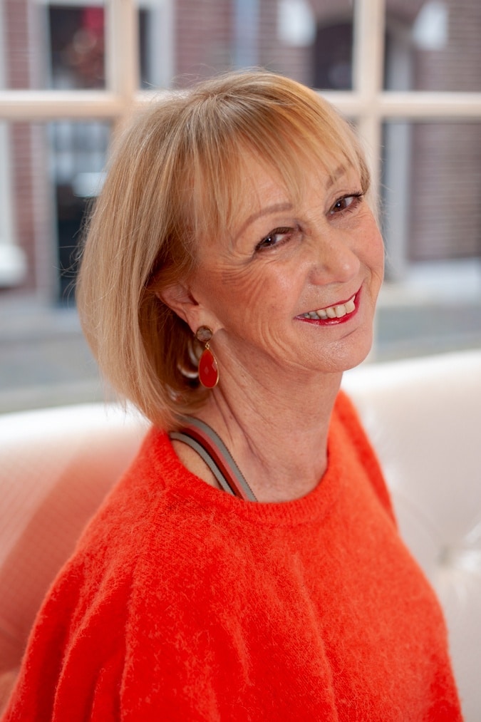 Orange earrings