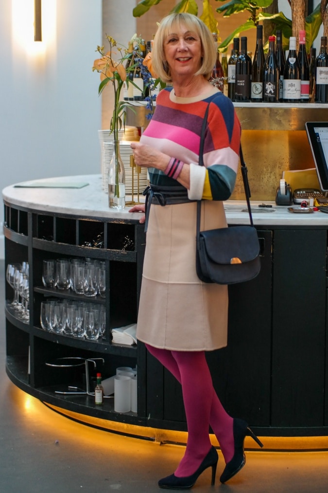 Striped cashmere jumper