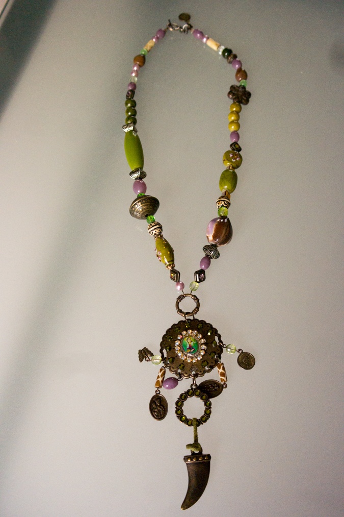 long sparkly necklace