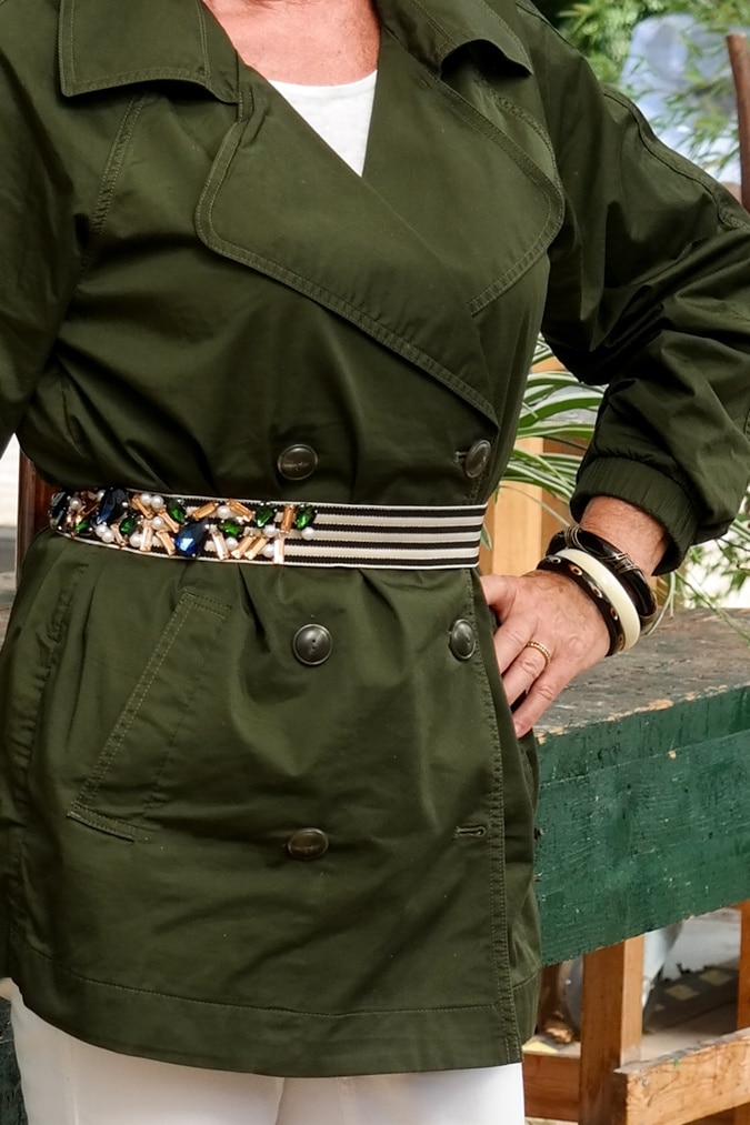Green jacket by Cabi