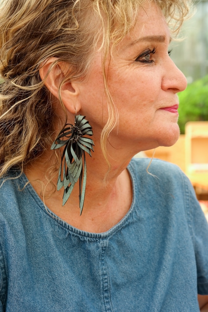 Rubber earring Anja