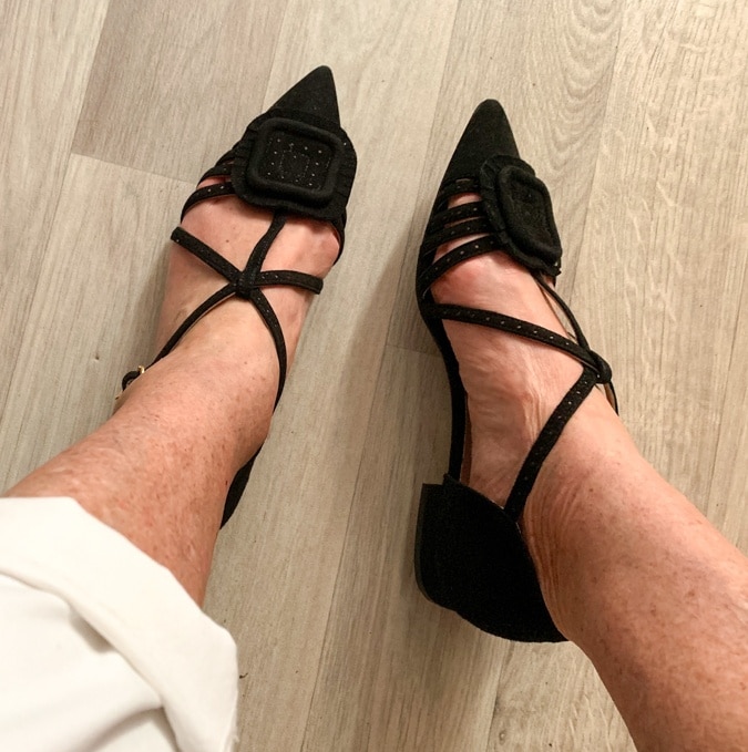 flat black shoes L'Autre Chose