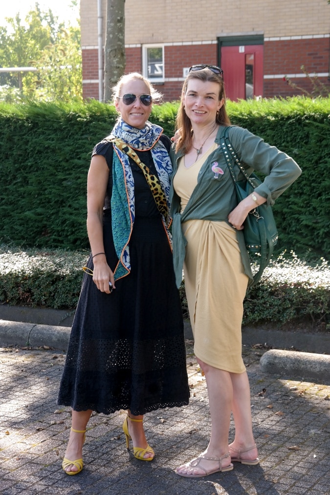 Friends and family: Sabine and Anke