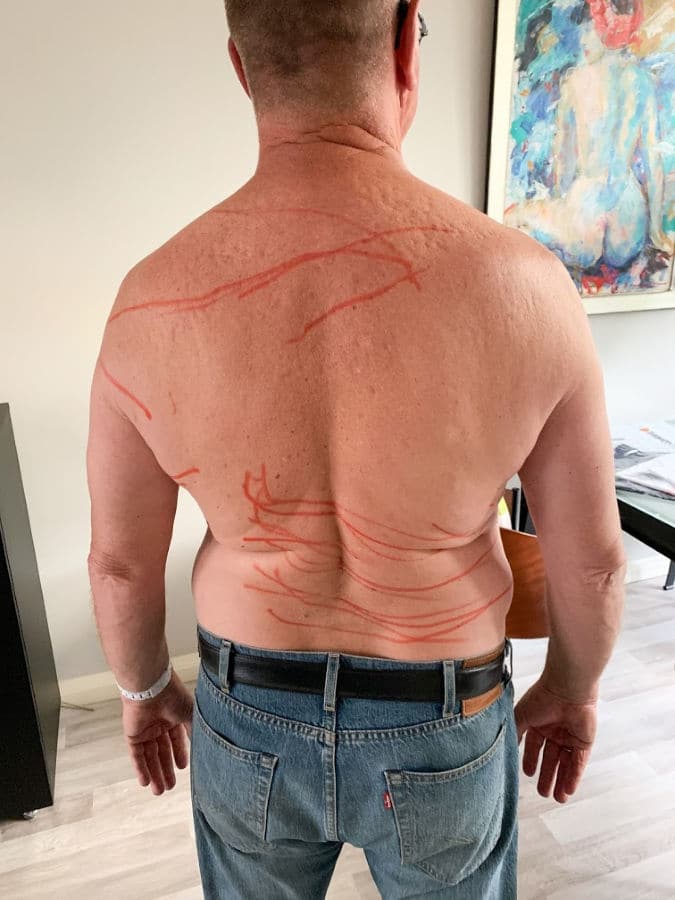 Ron with red stripes