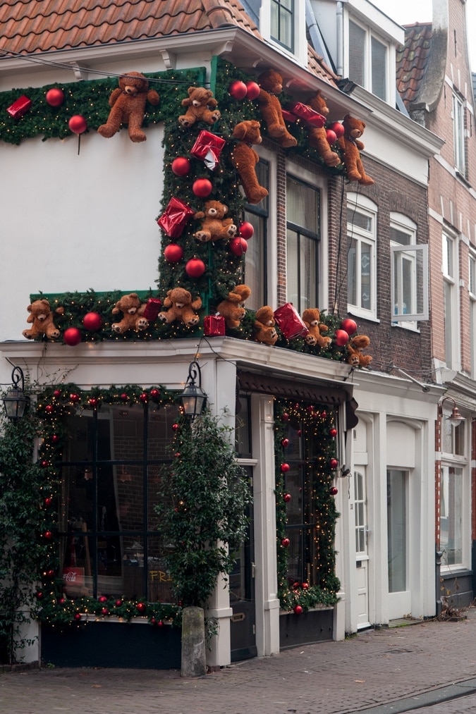 Christmas shop decoration