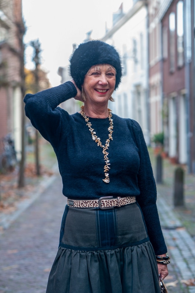 Faux fur hat