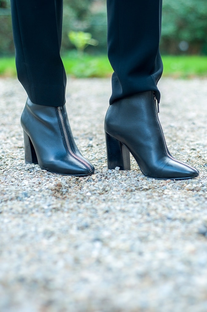 Kendall & Kylie ankle boots with zipper