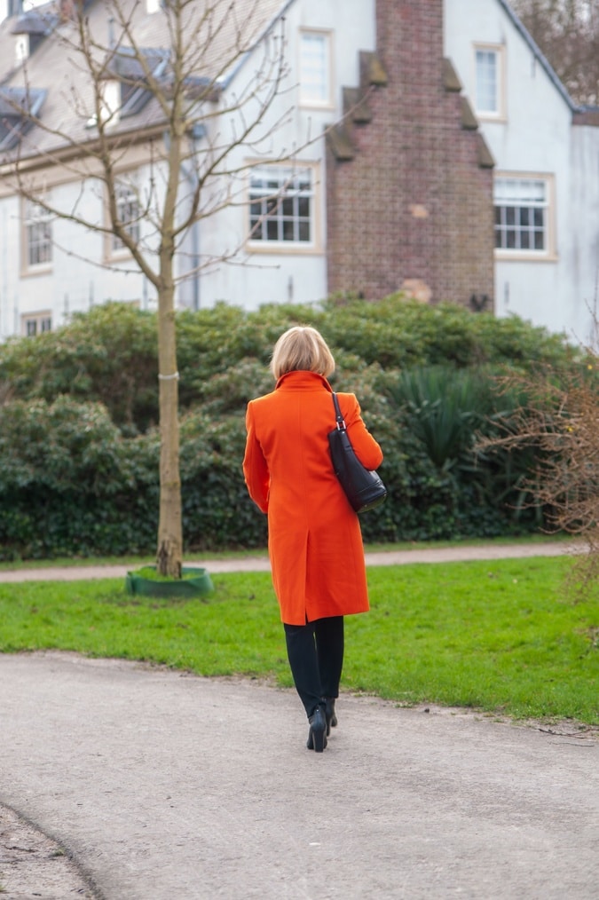Orange coat