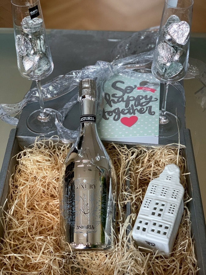 Silver anniversary gift