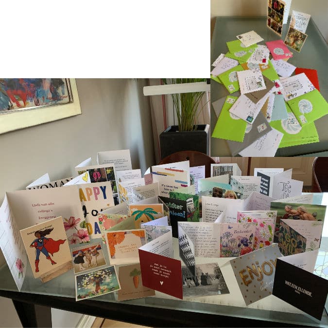 Cards from my colleagues