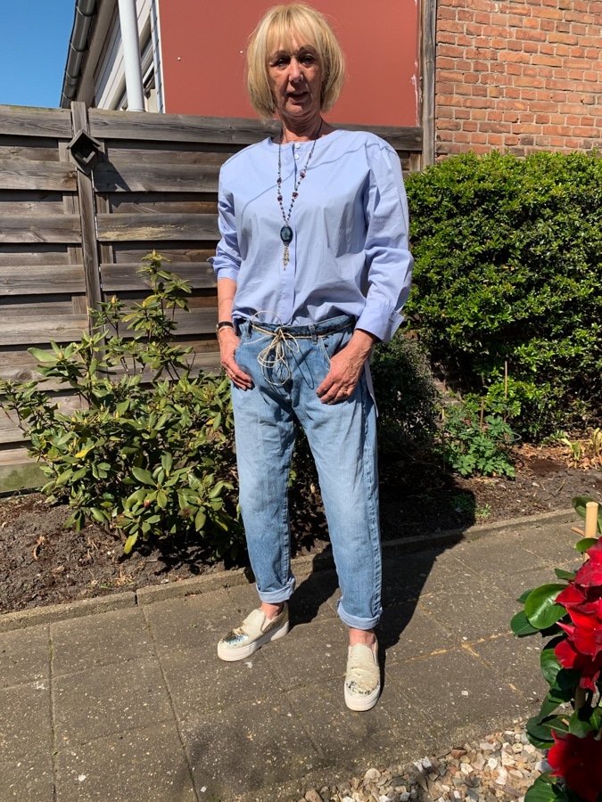 In Ron's jeans