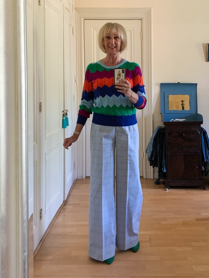 Outfit Saturday with zig zag jumper