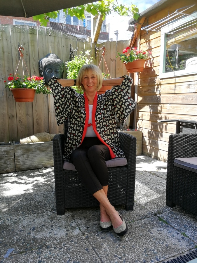 Haori in Marjolein's garden