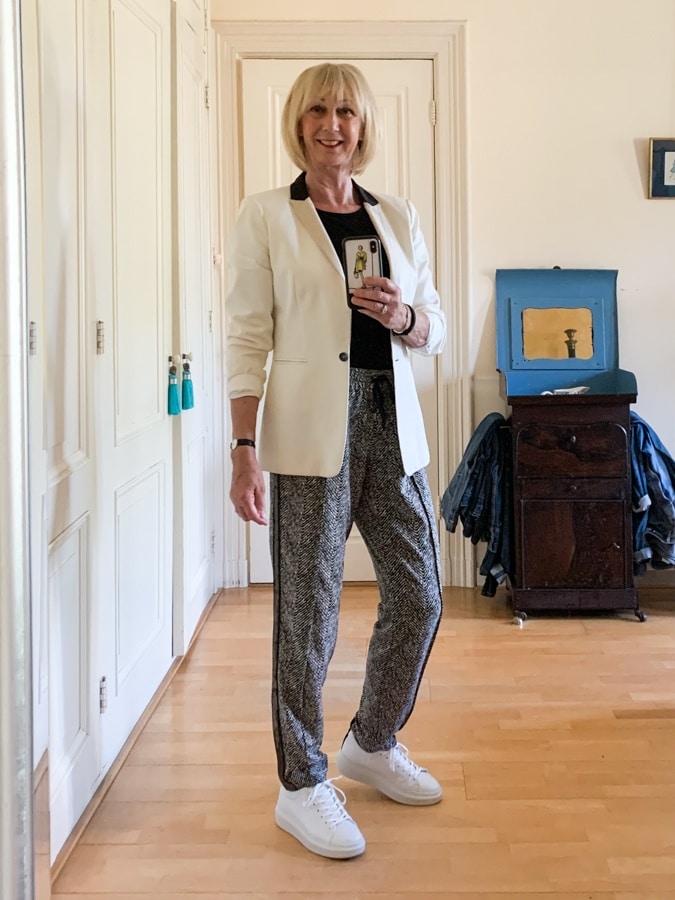 White tuxedo jacket